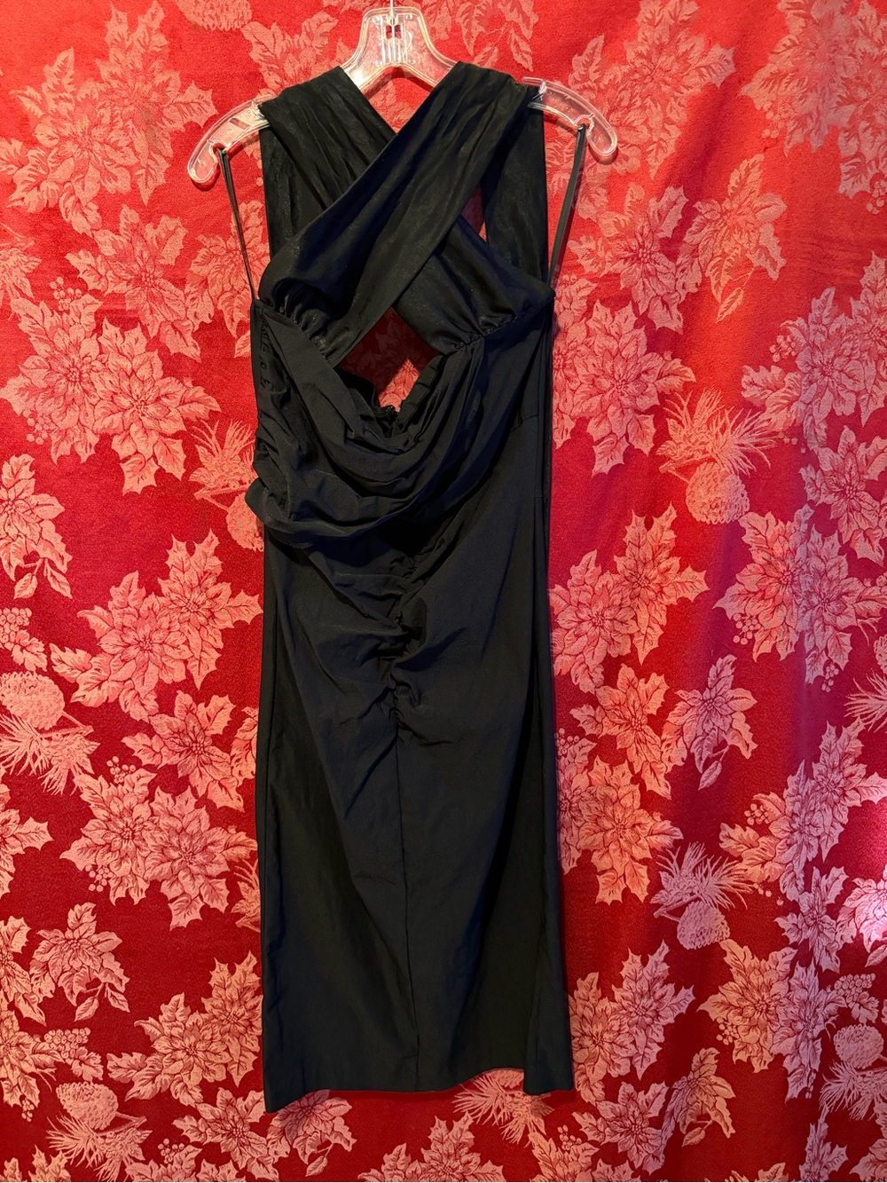 Stop staring black dress